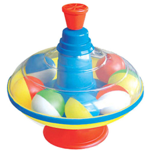 Игрушка пластмассовая юла большая с шариками, СТЕЛЛАР