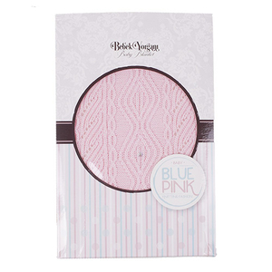 Плед-одеяло "Стразы" BLUE PINK, 95*115,  внутренний слой велсофт, 50% акрил, 50% полиэстер Розовый